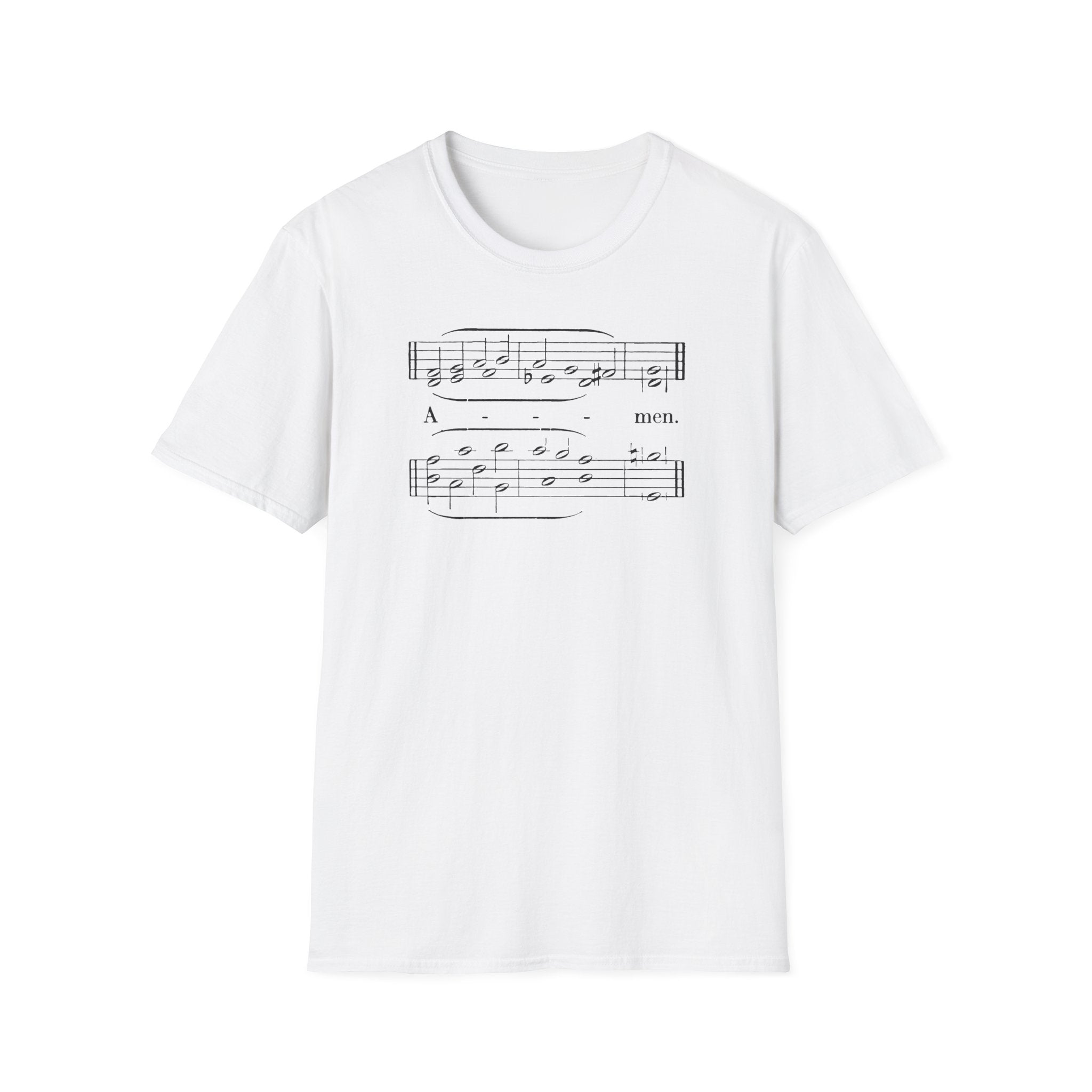 THE Amen Music Sheet T‑Shirt