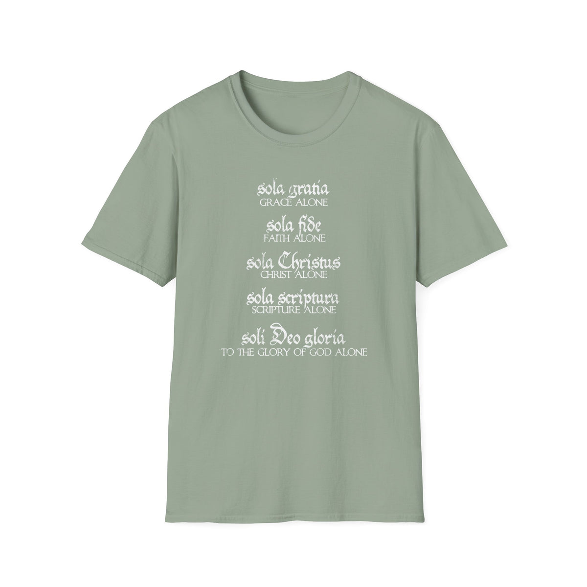 Five Solas Reformation Shirt