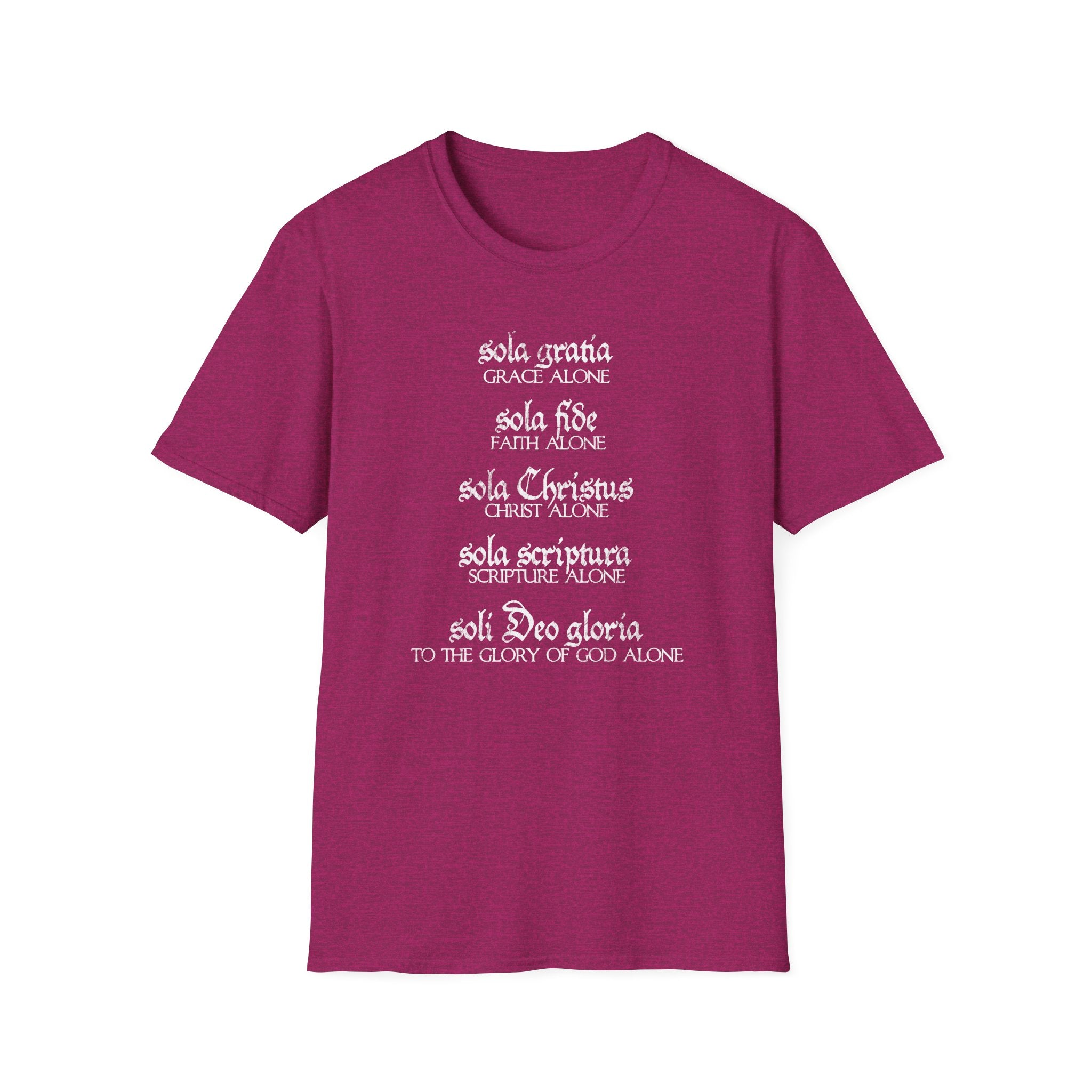 Five Solas Reformation Shirt