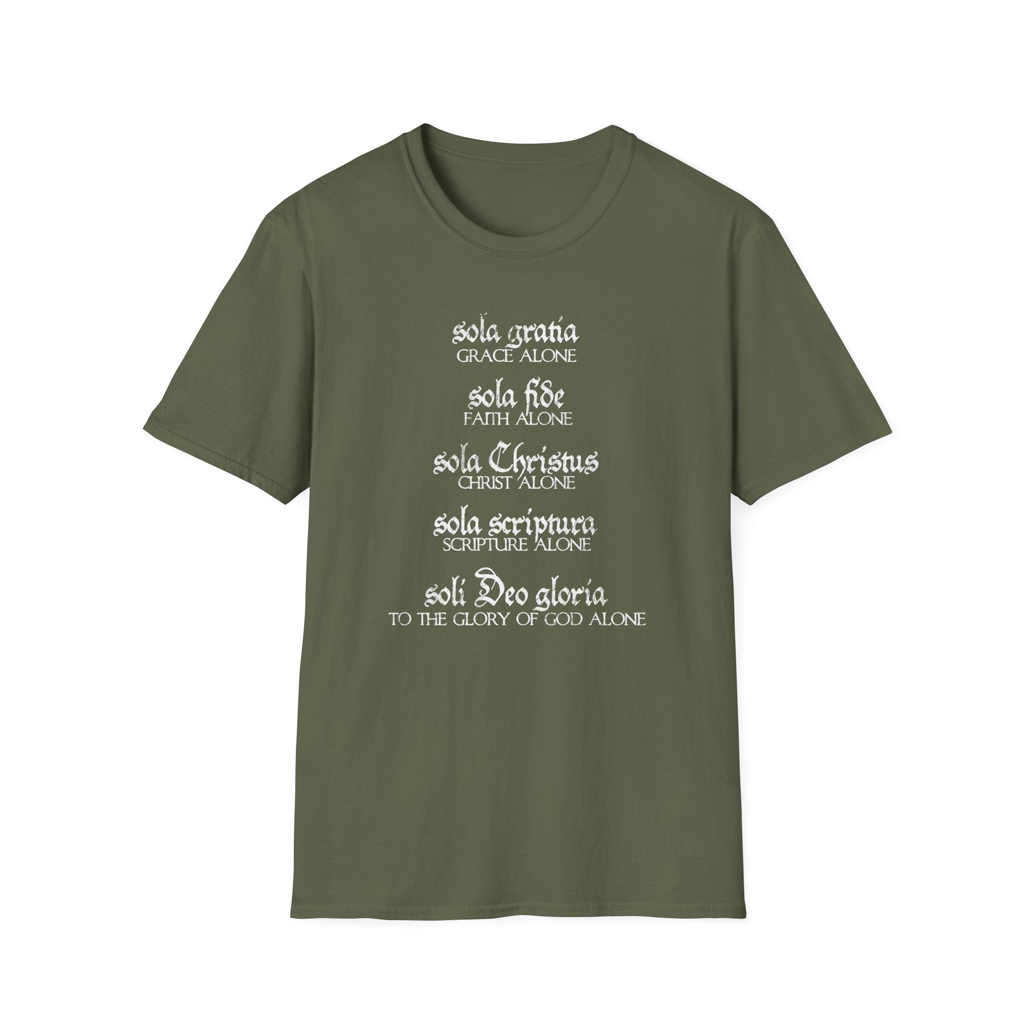 Five Solas Reformation Shirt