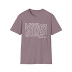 Latin 'In Principio' Text T-Shirt John 1:1-7