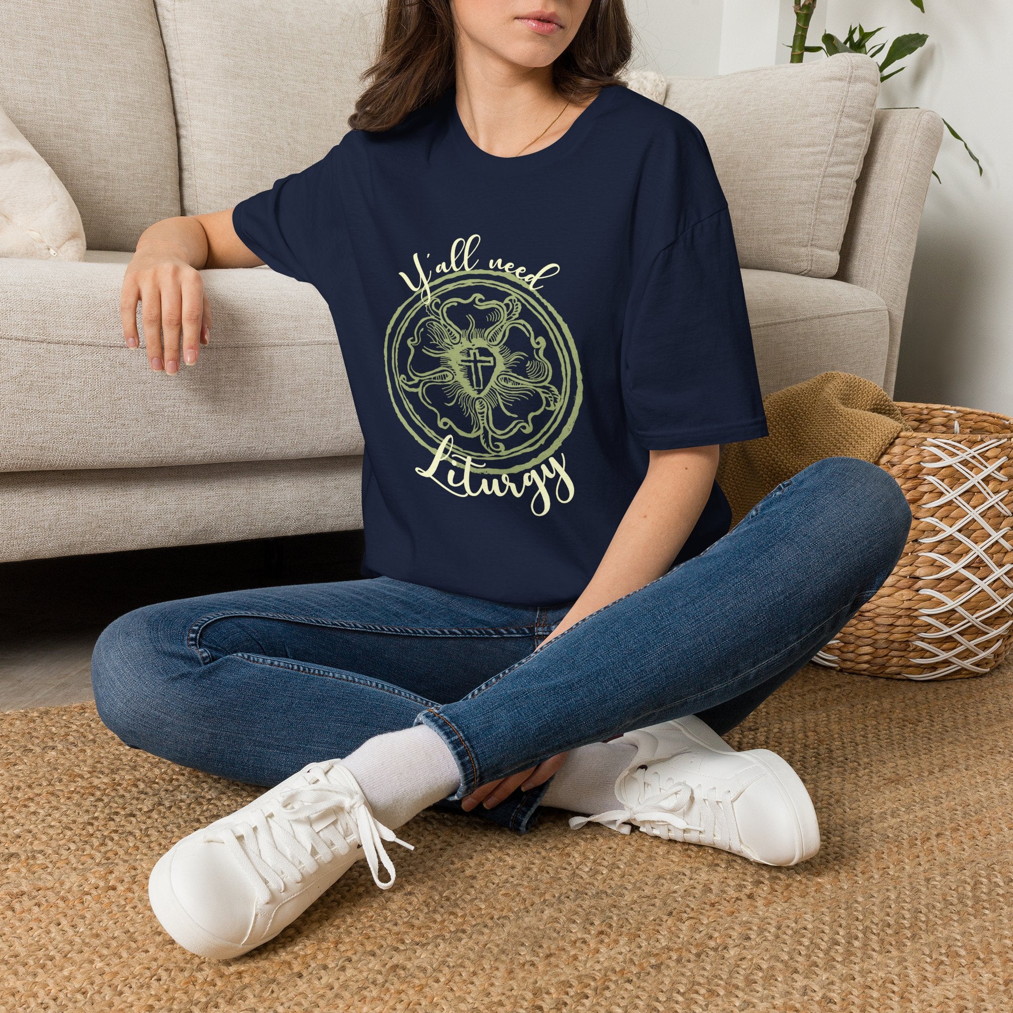 Y'all Need Liturgy Luther Seal Graphic Tee