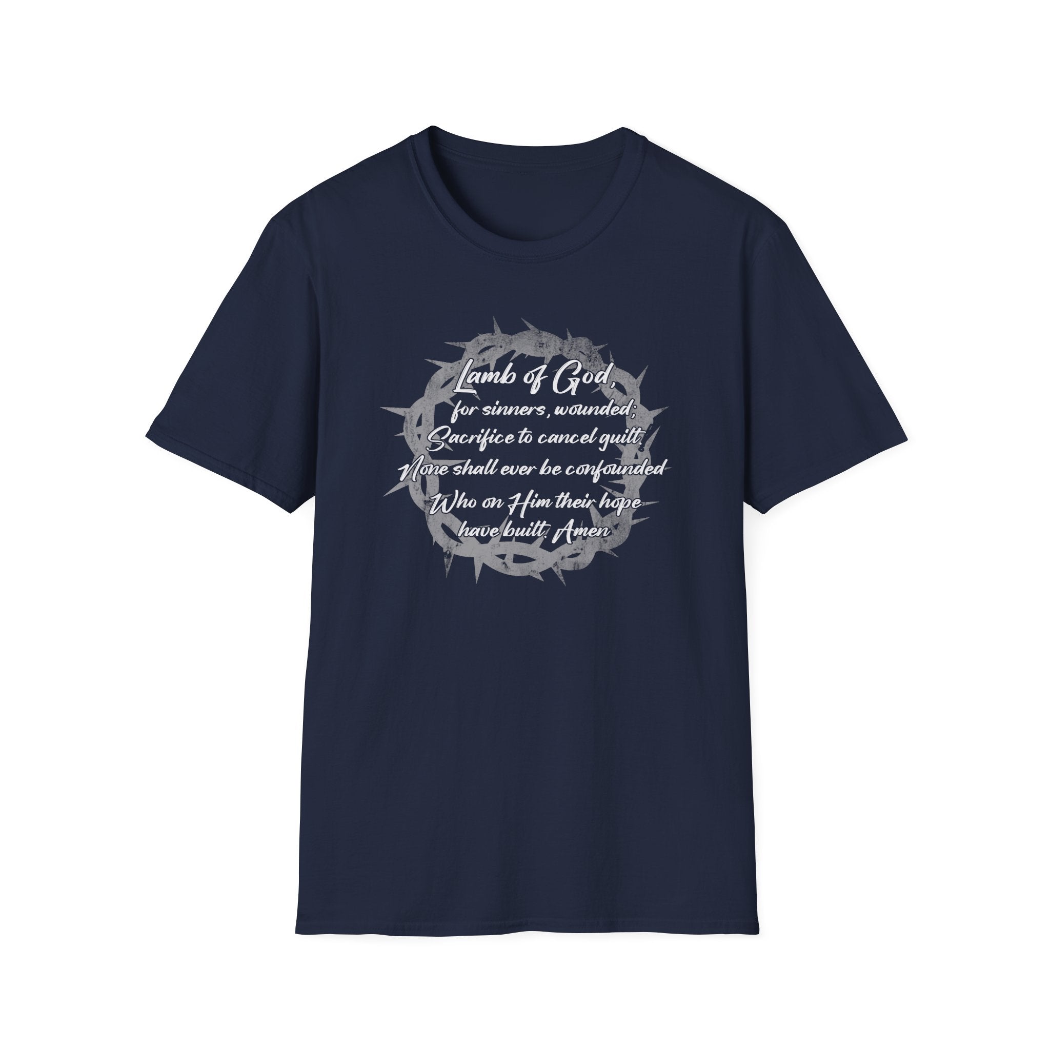 Stricken Smitten and Afflicted Verse 4 Tee - Christian Hymn Shirt