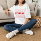 Lutheran Grocery Bag + What does this mean? T-Shirt