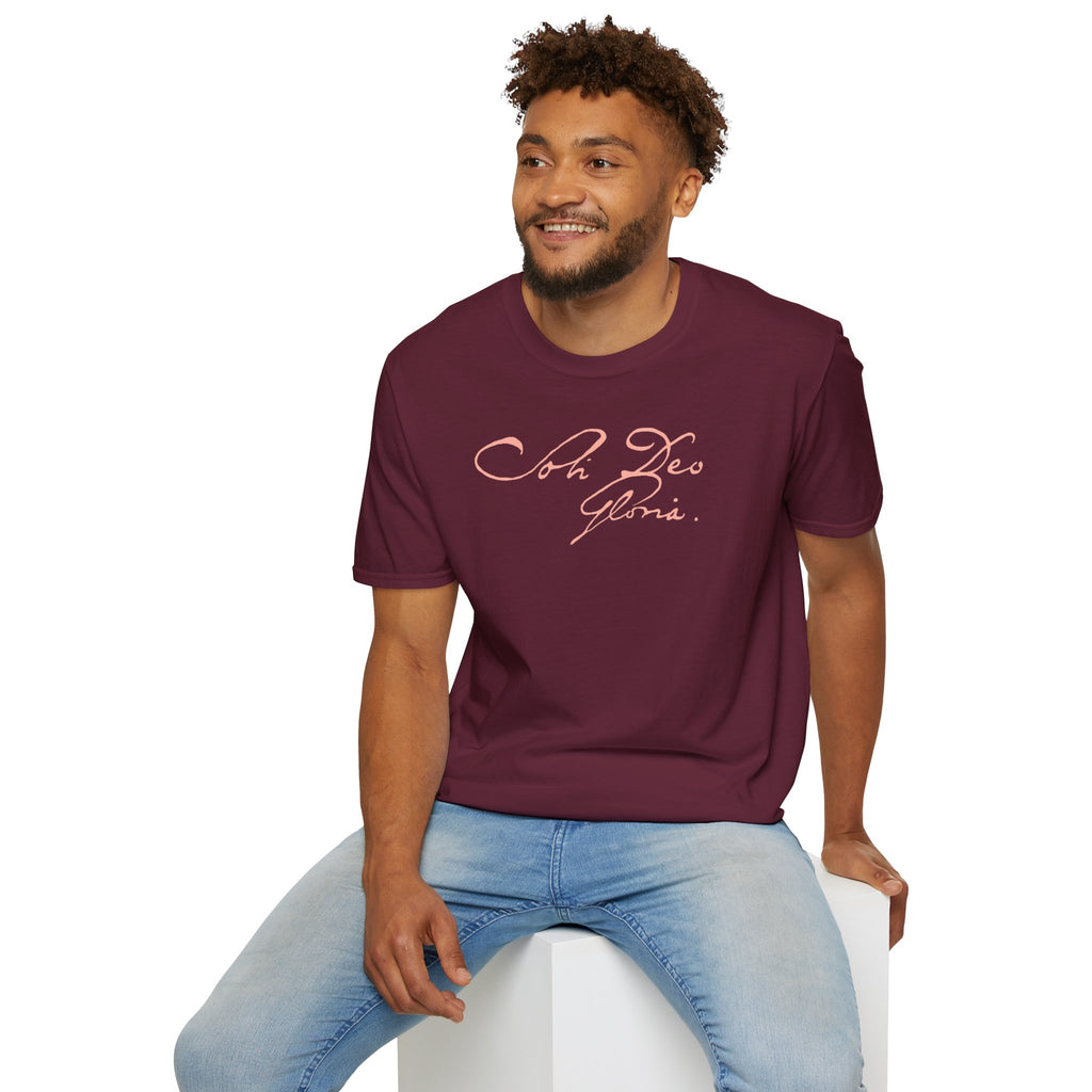 'Soli Deo Gloria' Bach's Handwriting T-Shirt