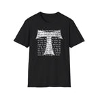 Christian Cross Text T-Shirt — ‘O Come, Thou Long Expected Jesus’ Hymn Print