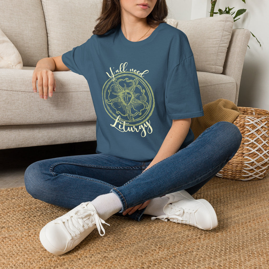 Y'all Need Liturgy Luther Seal Graphic Tee
