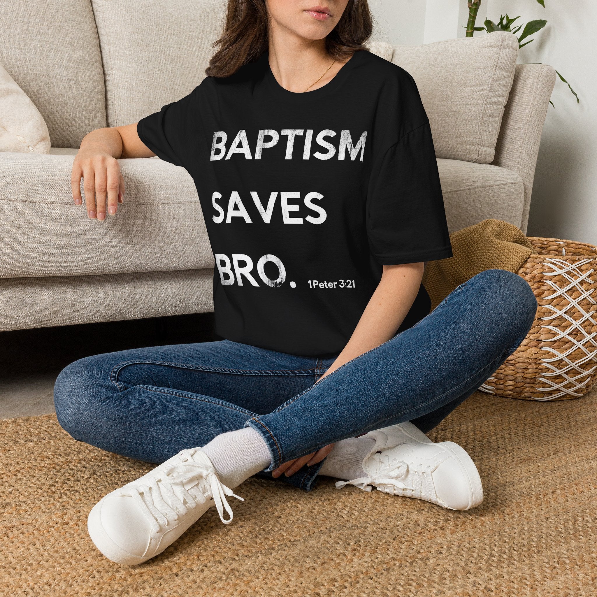 Baptism Saves T-Shirt  (1 Peter 3:21)