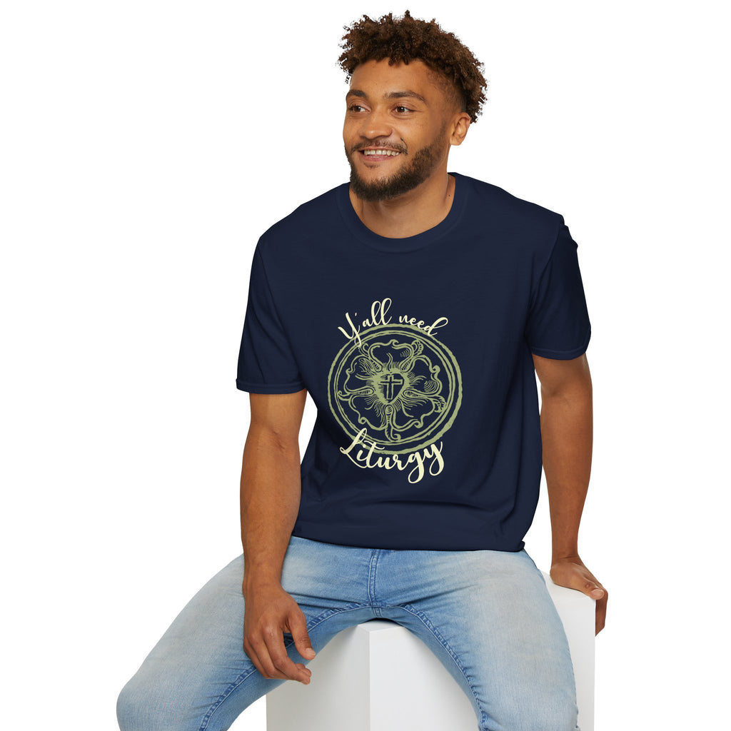 Y'all Need Liturgy Luther Seal Graphic Tee