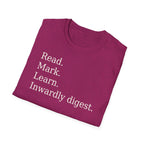 Read. Mark. Learn. Inwardly digest. Shirt