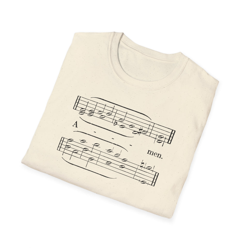 THE Amen Music Sheet T‑Shirt