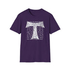 Christian Cross Text T-Shirt — ‘O Come, Thou Long Expected Jesus’ Hymn Print