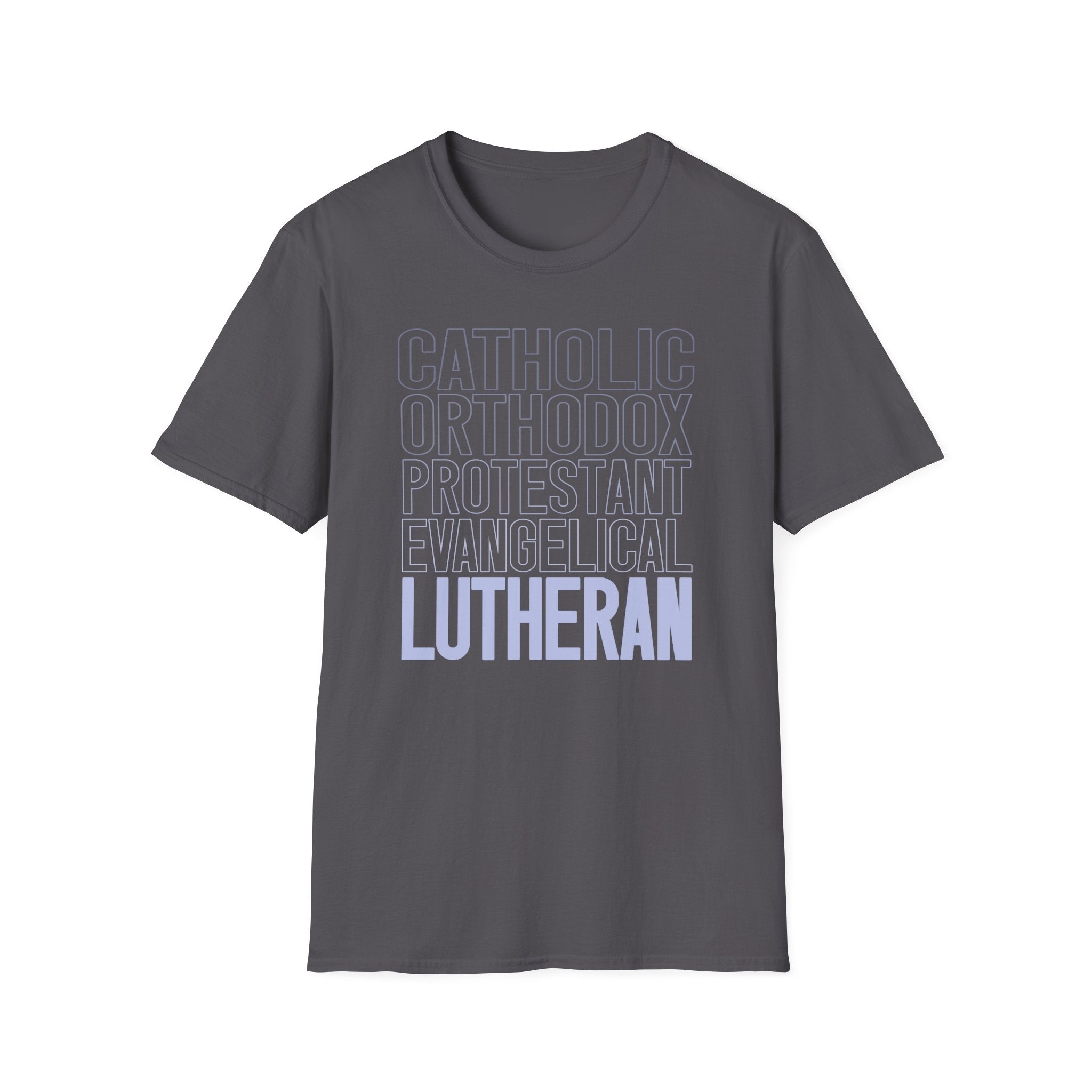Catholic, Orthodox, Protestant, Evangelical, Lutheran Graphic Shirt