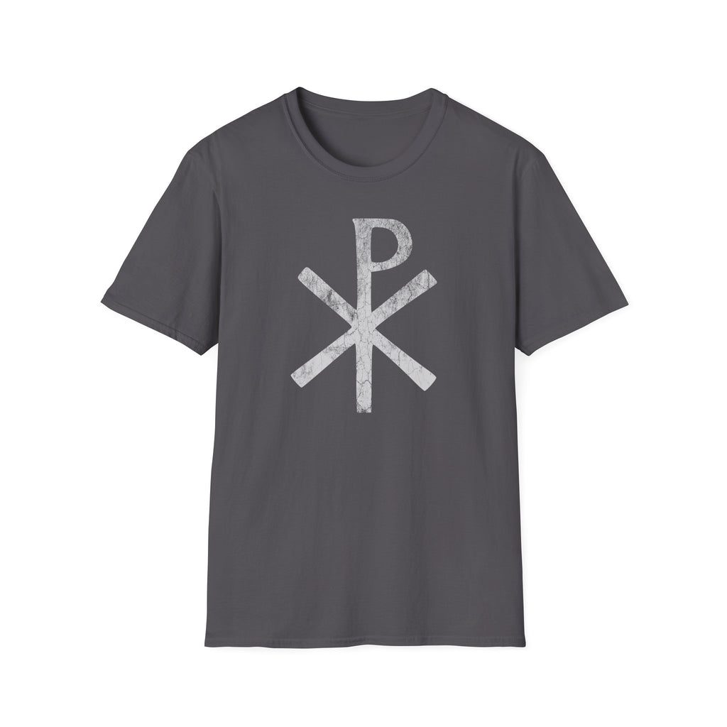 Chi Rho Christian Symbol T-Shirt — Vintage Faith Graphic Tee