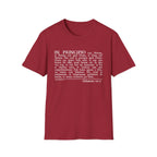 Latin 'In Principio' Text T-Shirt John 1:1-7