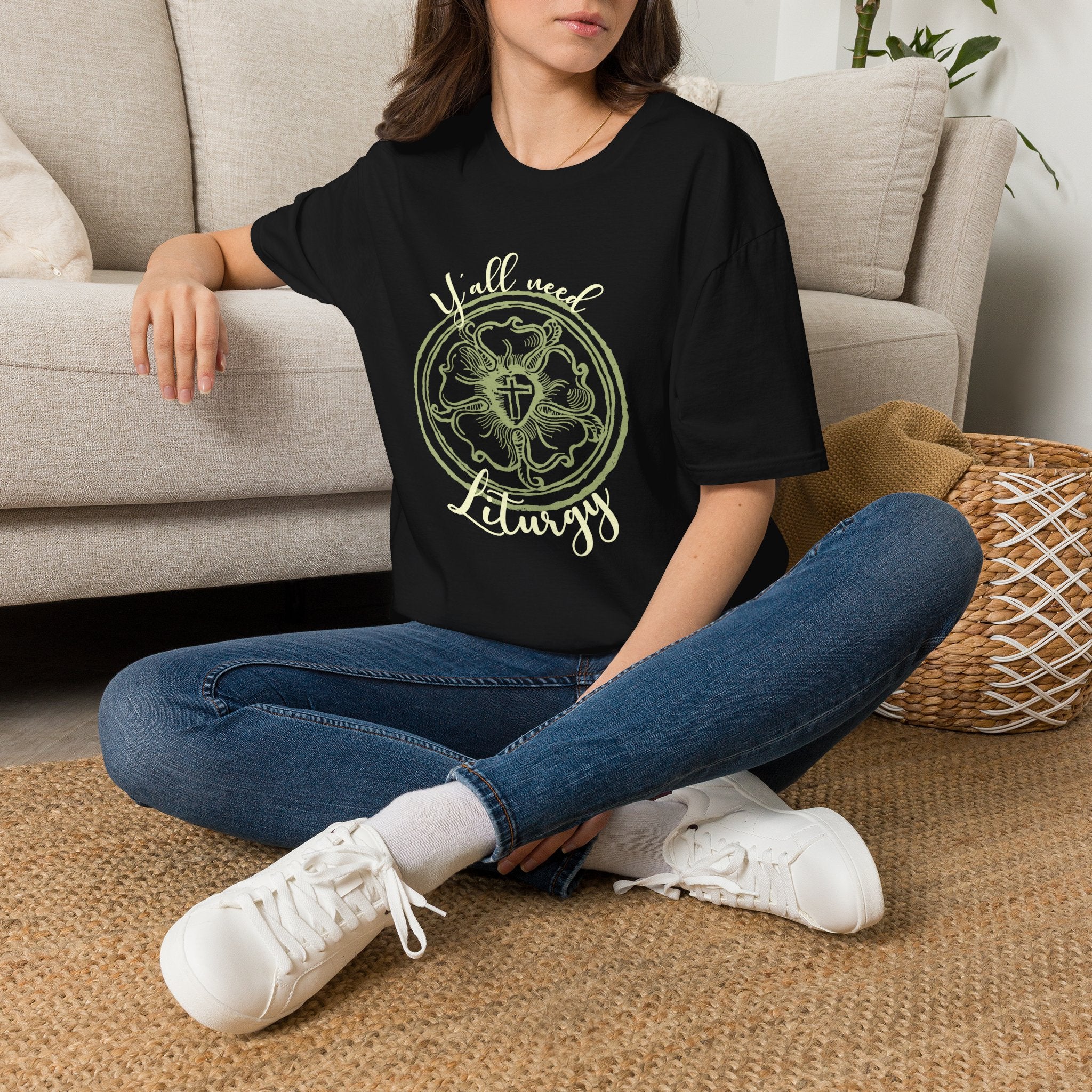 Y'all Need Liturgy Luther Seal Graphic Tee