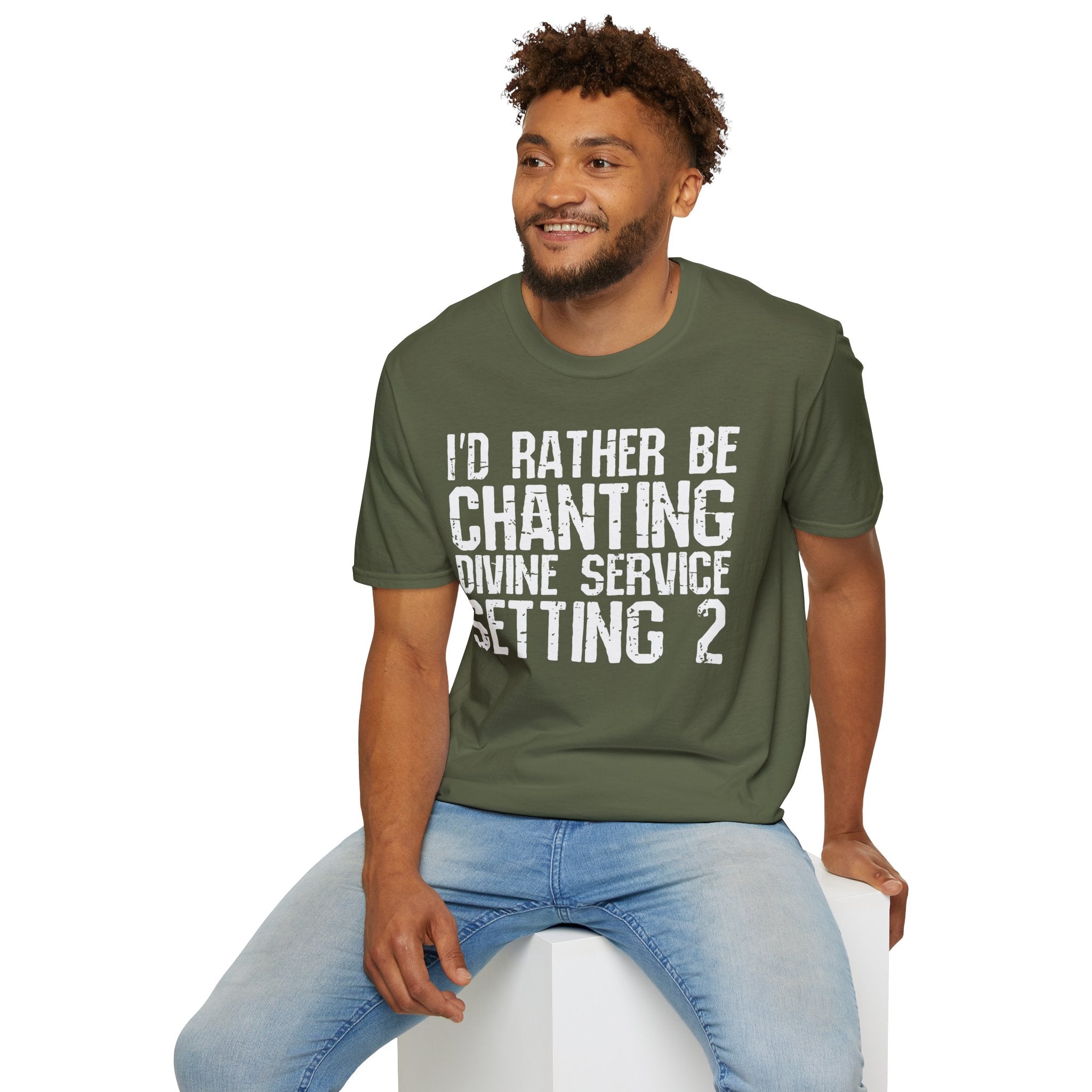 I'd Rather Be Chanting T-Shirt — Funny Spiritual Yoga Shirt