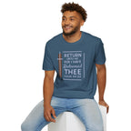 Return Unto Me T-Shirt — Isaiah 44:22 Christian Faith Tee