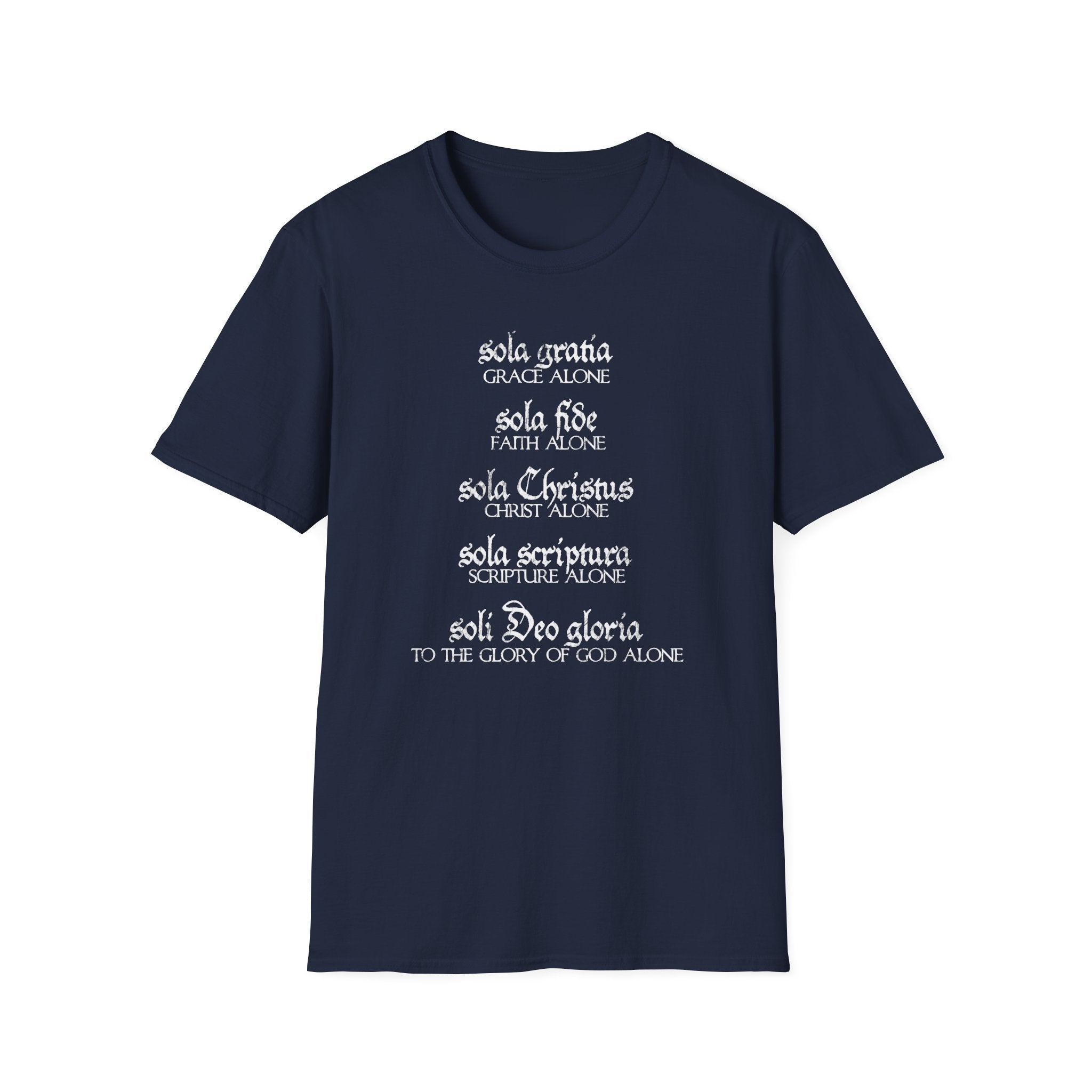 Five Solas Reformation Shirt