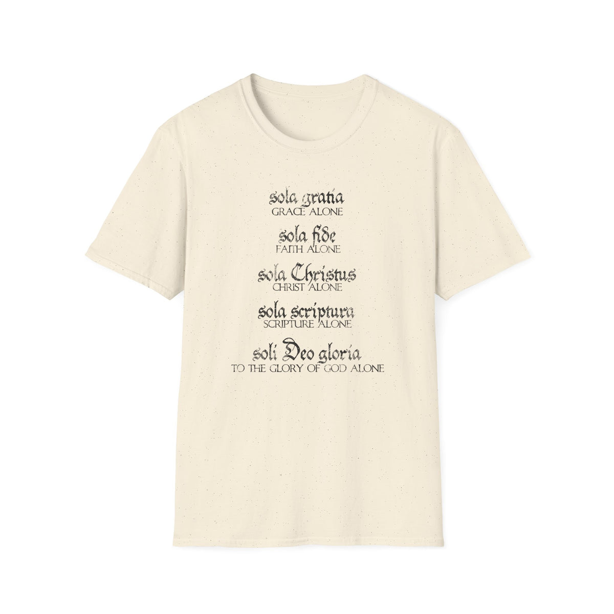 Five Solas Reformation Shirt
