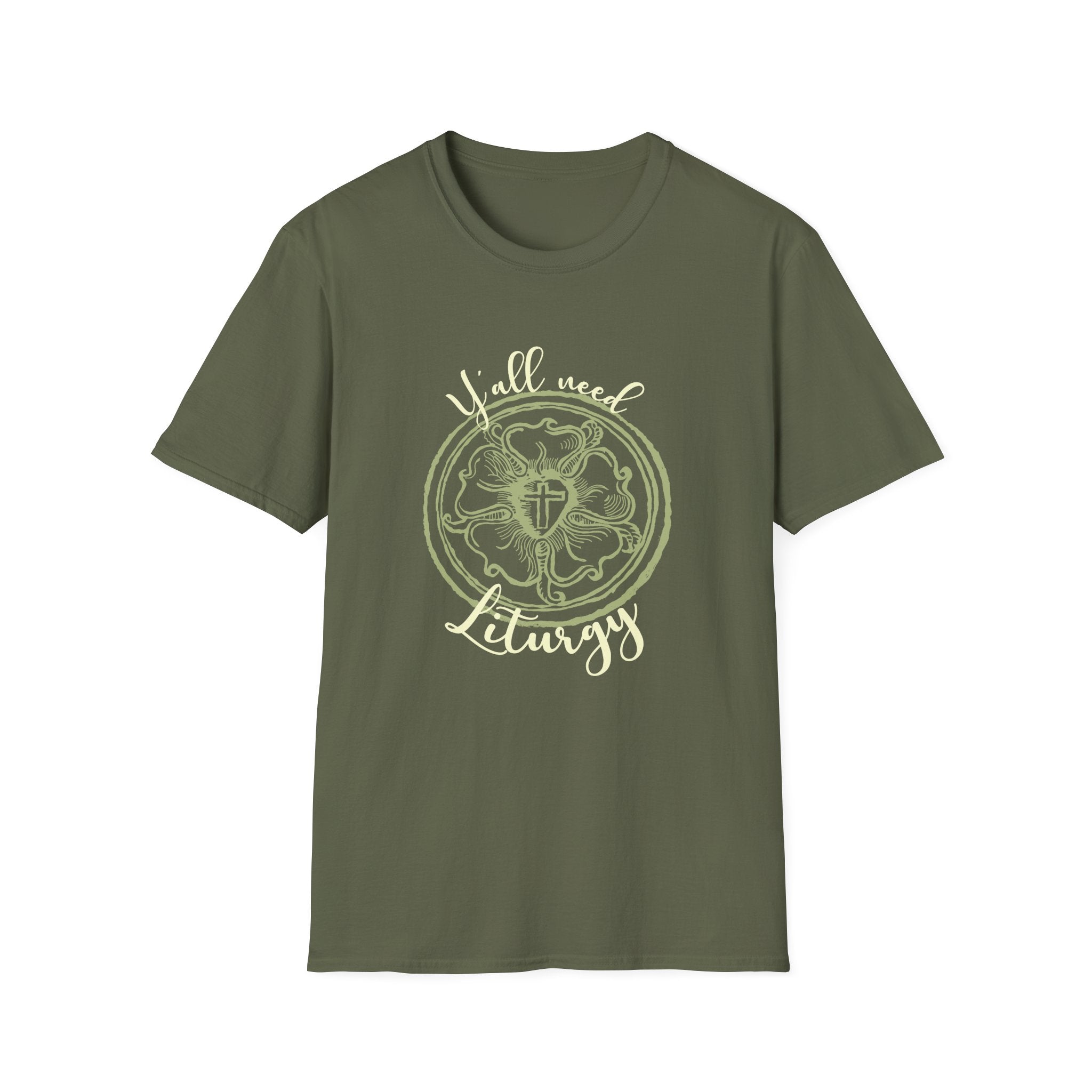Y'all Need Liturgy Luther Seal Graphic Tee