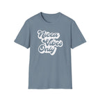 Nicea Vibes Only T-Shirt — Retro Script Graphic Tee