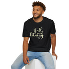 Y'all Need Liturgy White Text T-Shirt