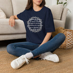 Stricken Smitten and Afflicted Verse 4 Tee - Christian Hymn Shirt