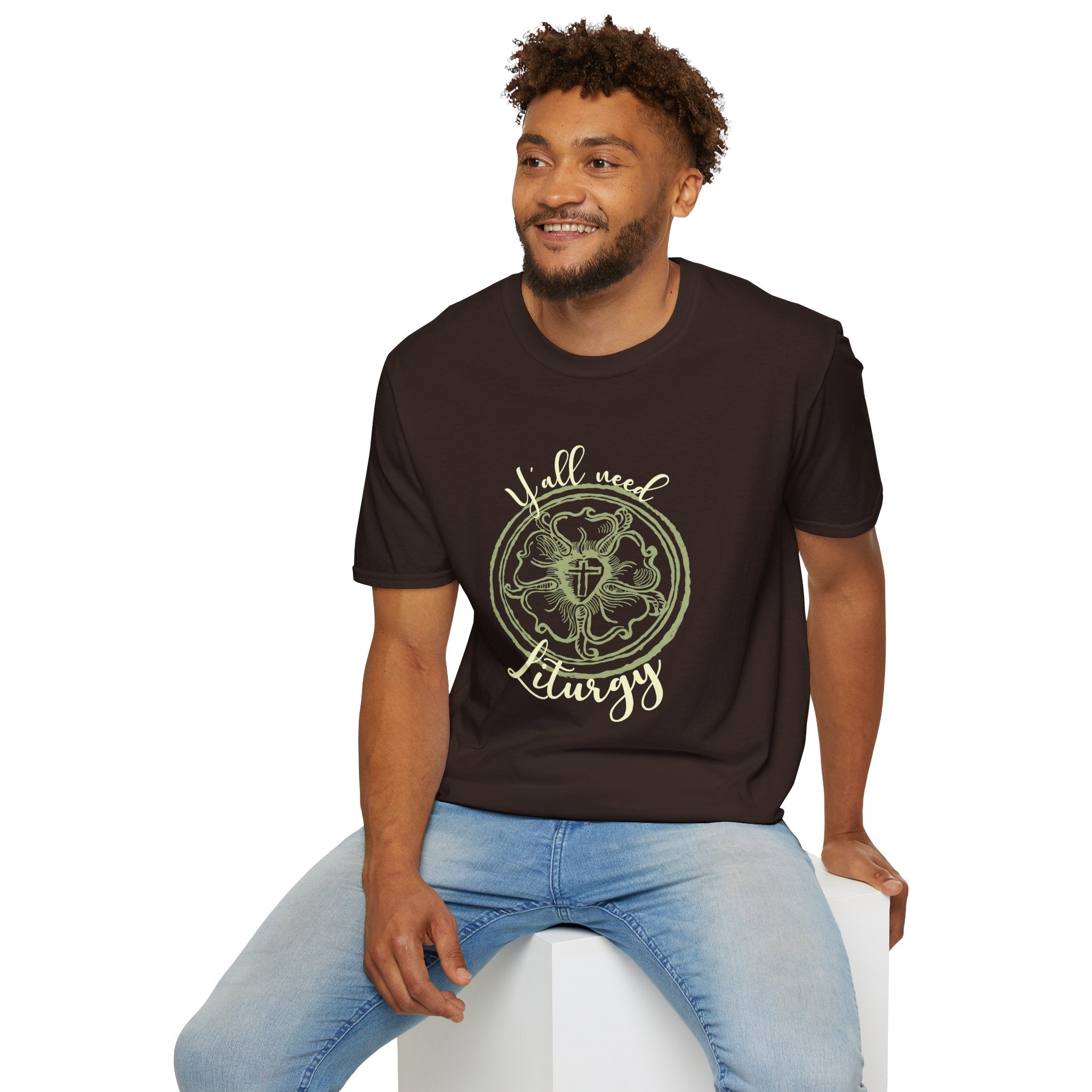 Y'all Need Liturgy Luther Seal Graphic Tee