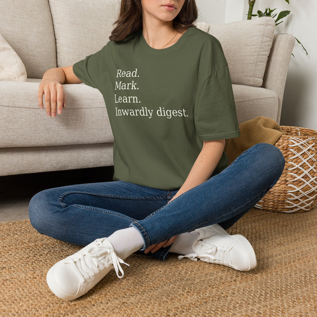 Read. Mark. Learn. Inwardly digest. Shirt