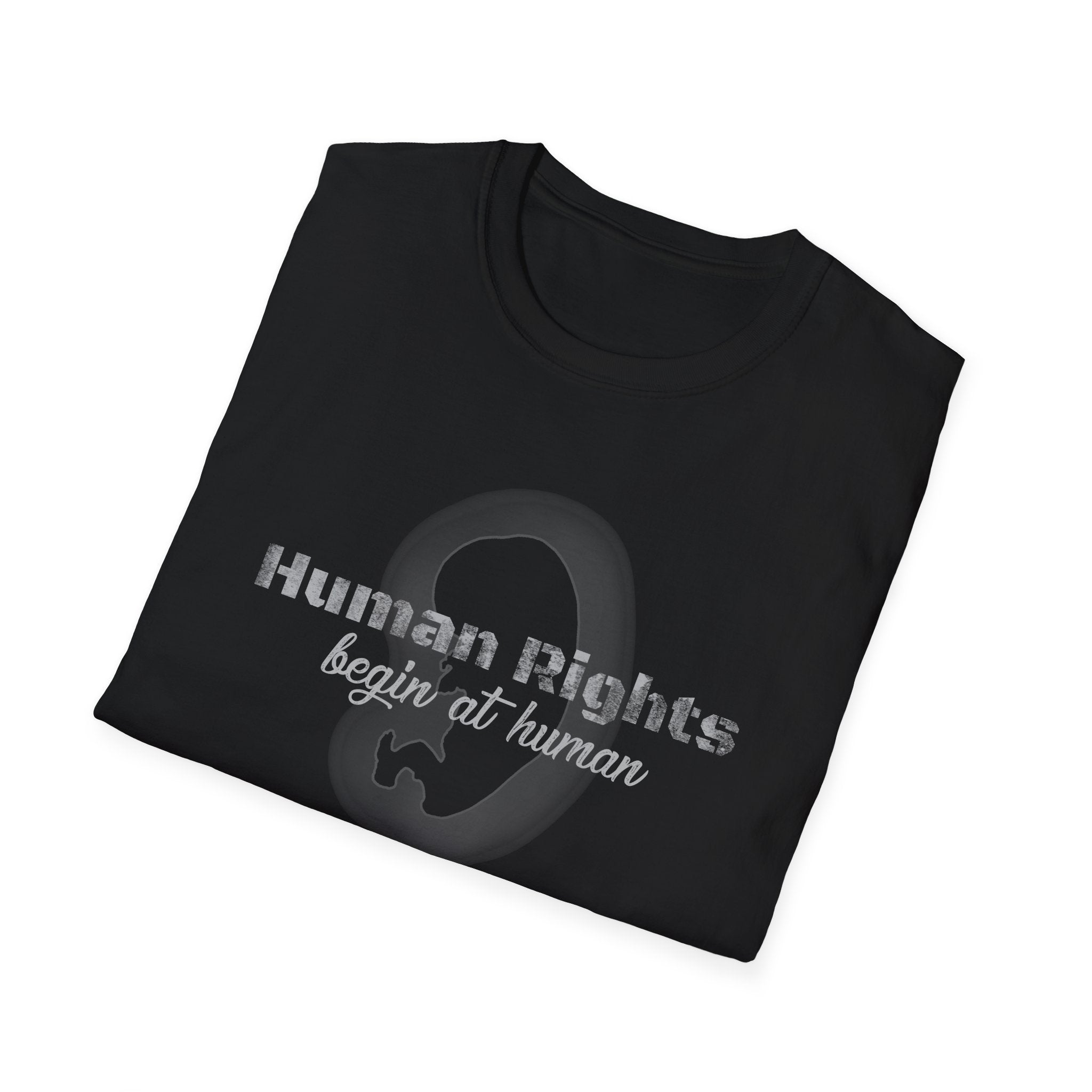 Human Rights Begin at Human Graphic T-Shirt