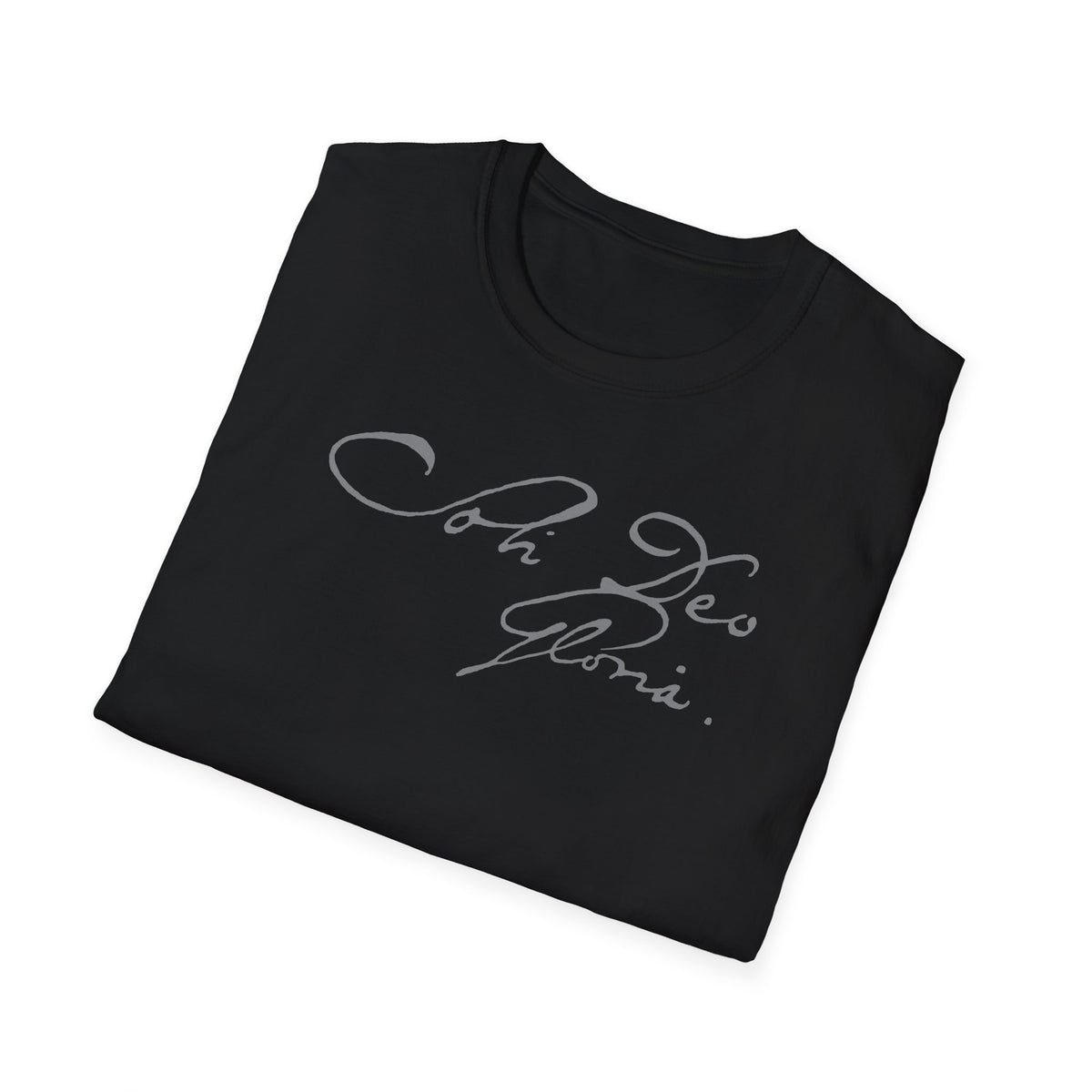 'Soli Deo Gloria' Bach's Handwriting Shirt
