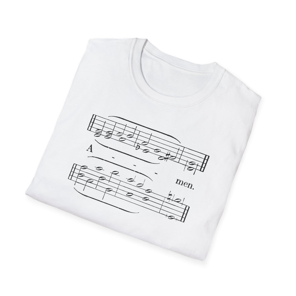 THE Amen Music Sheet T‑Shirt