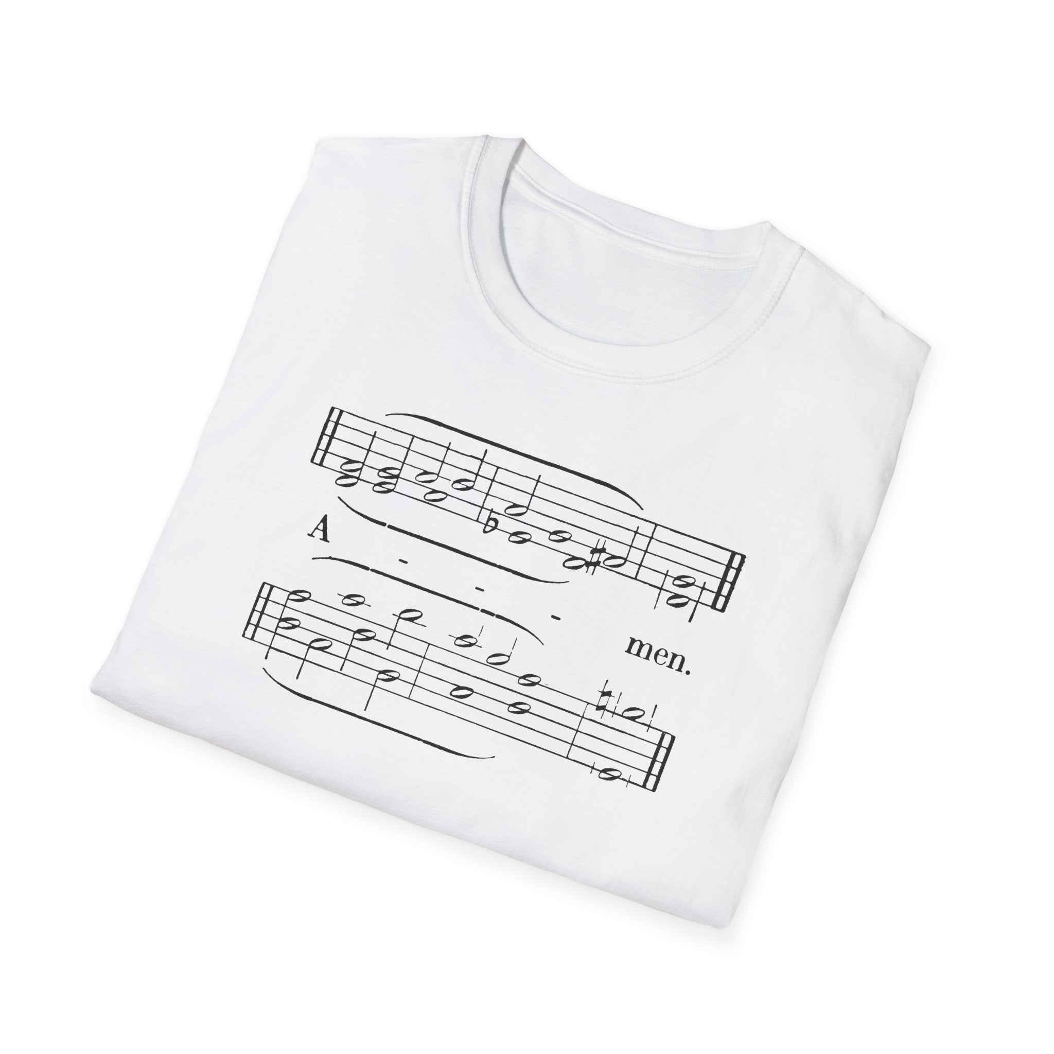 THE Amen Music Sheet T‑Shirt