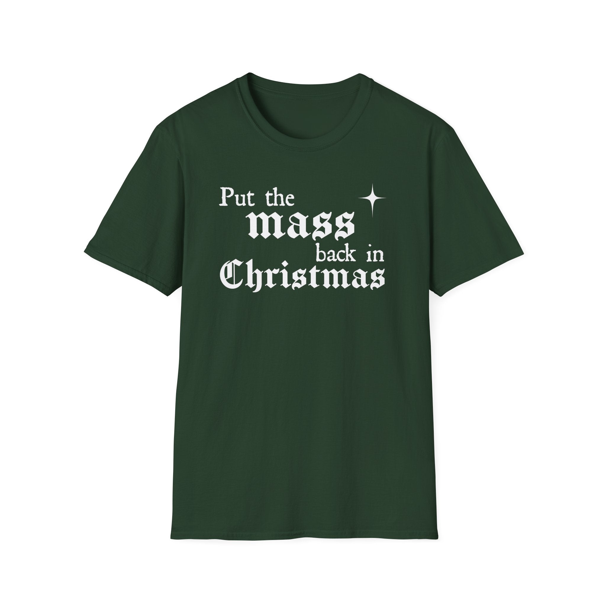 Put the Mass Back in Christmas T-Shirt