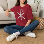 Chi Rho Christian Symbol T-Shirt — Vintage Faith Graphic Tee