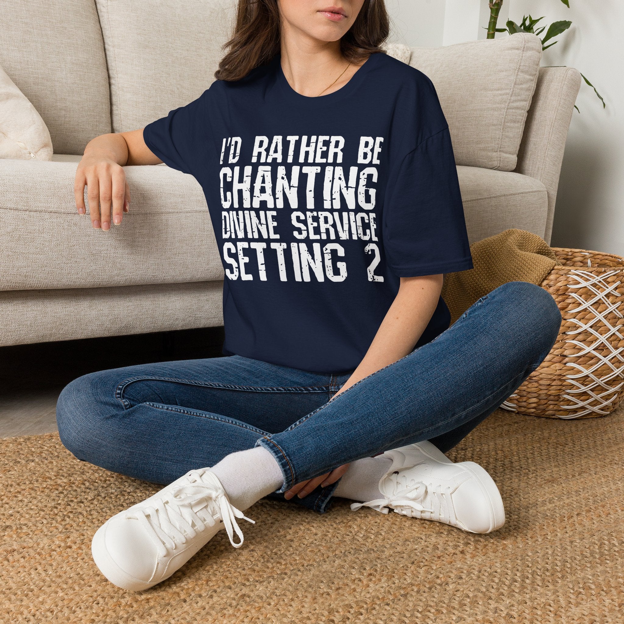 I'd Rather Be Chanting T-Shirt — Funny Spiritual Yoga Shirt