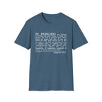 Latin 'In Principio' Text T-Shirt John 1:1-7