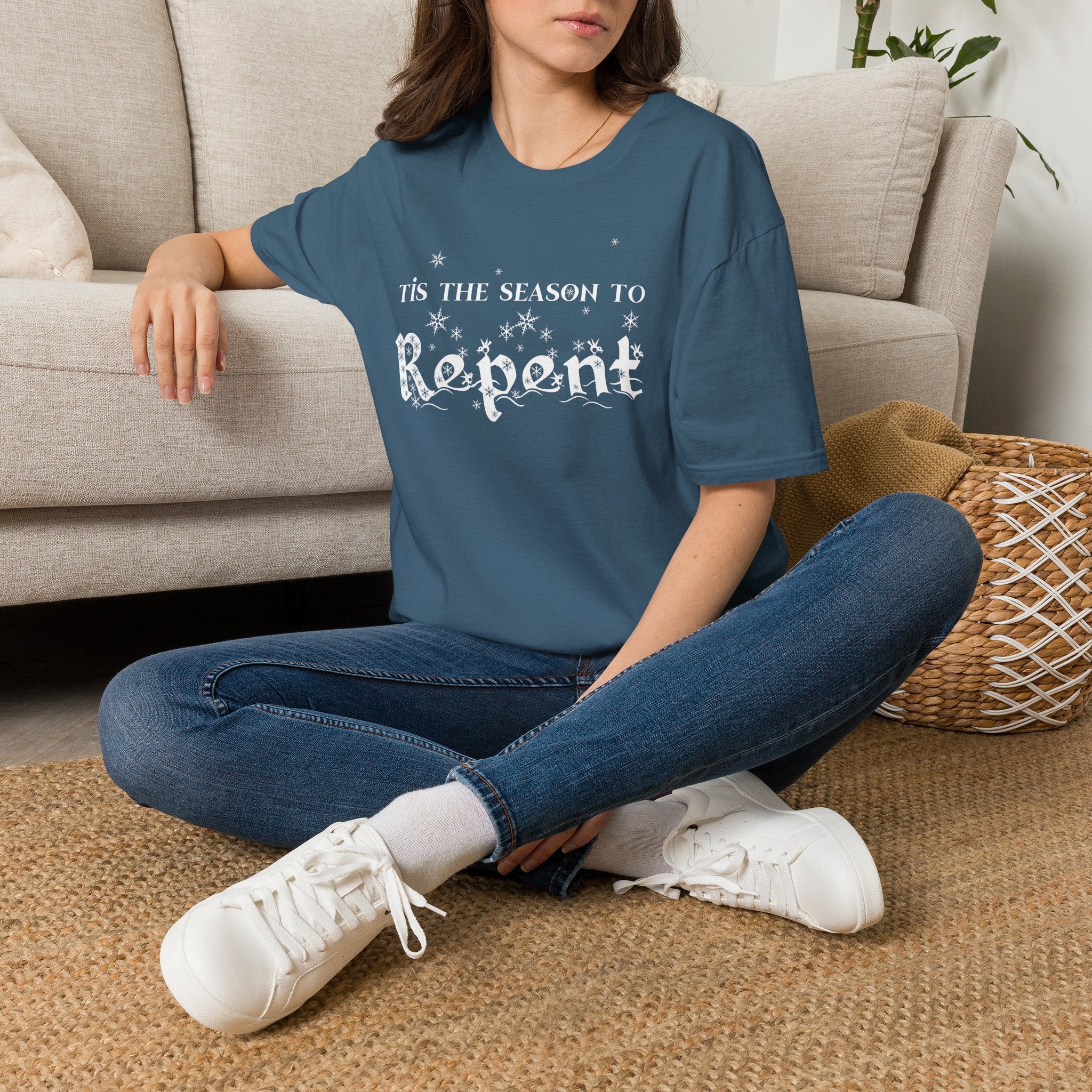 "Tis The Season To Repent" Advent Holiday Tee