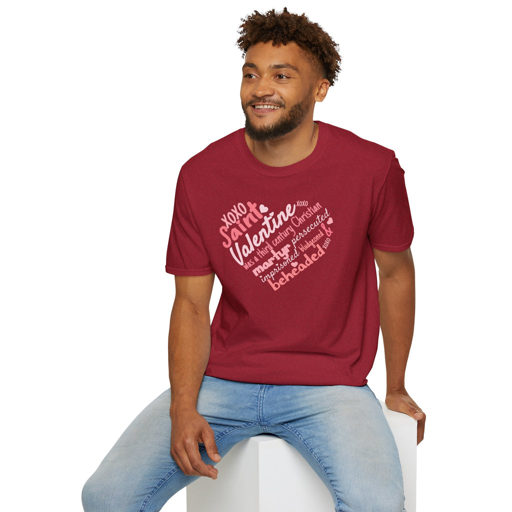 Bludgeoned and Beheaded - St. Valentine Saint Heart T-Shirt