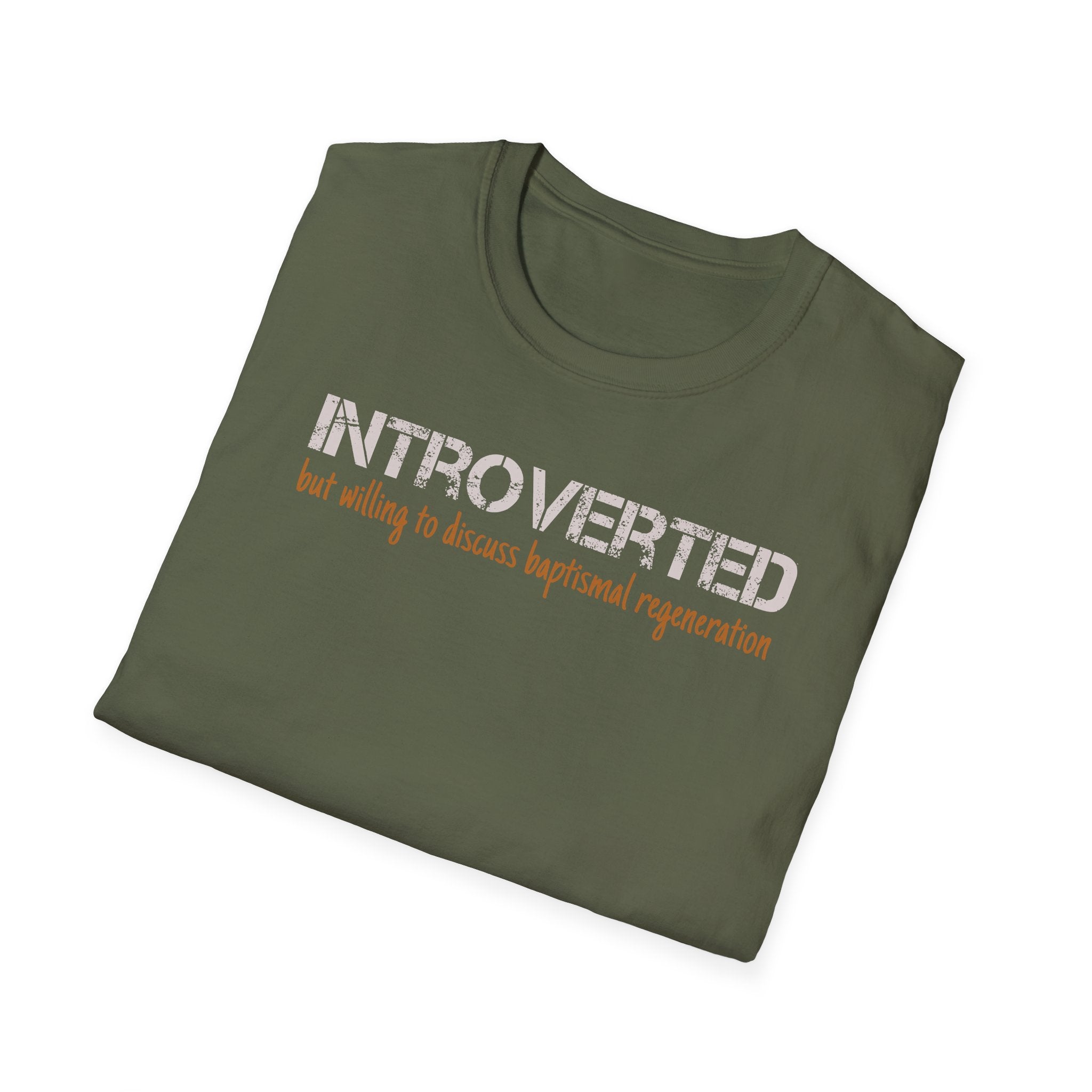 Introverted But Willing to Discuss Baptismal Regeneration Tee