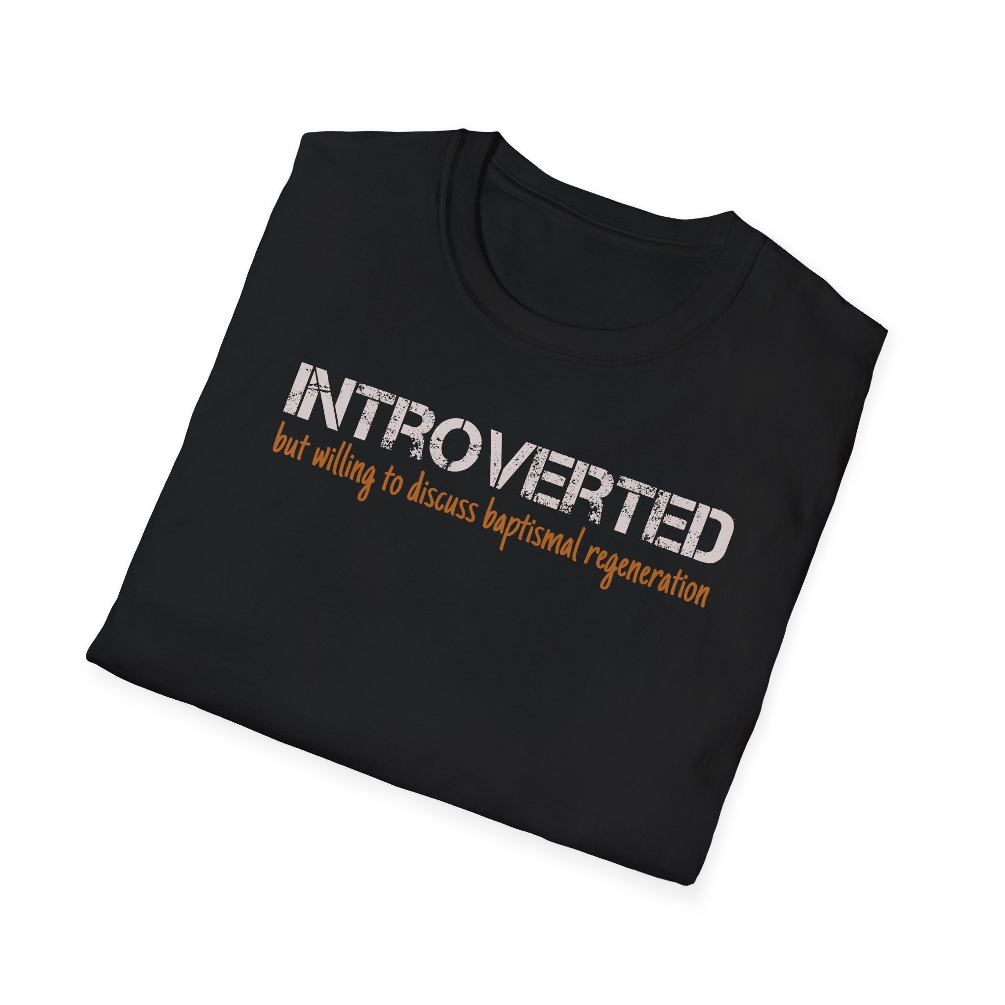 Introverted But Willing to Discuss Baptismal Regeneration Tee