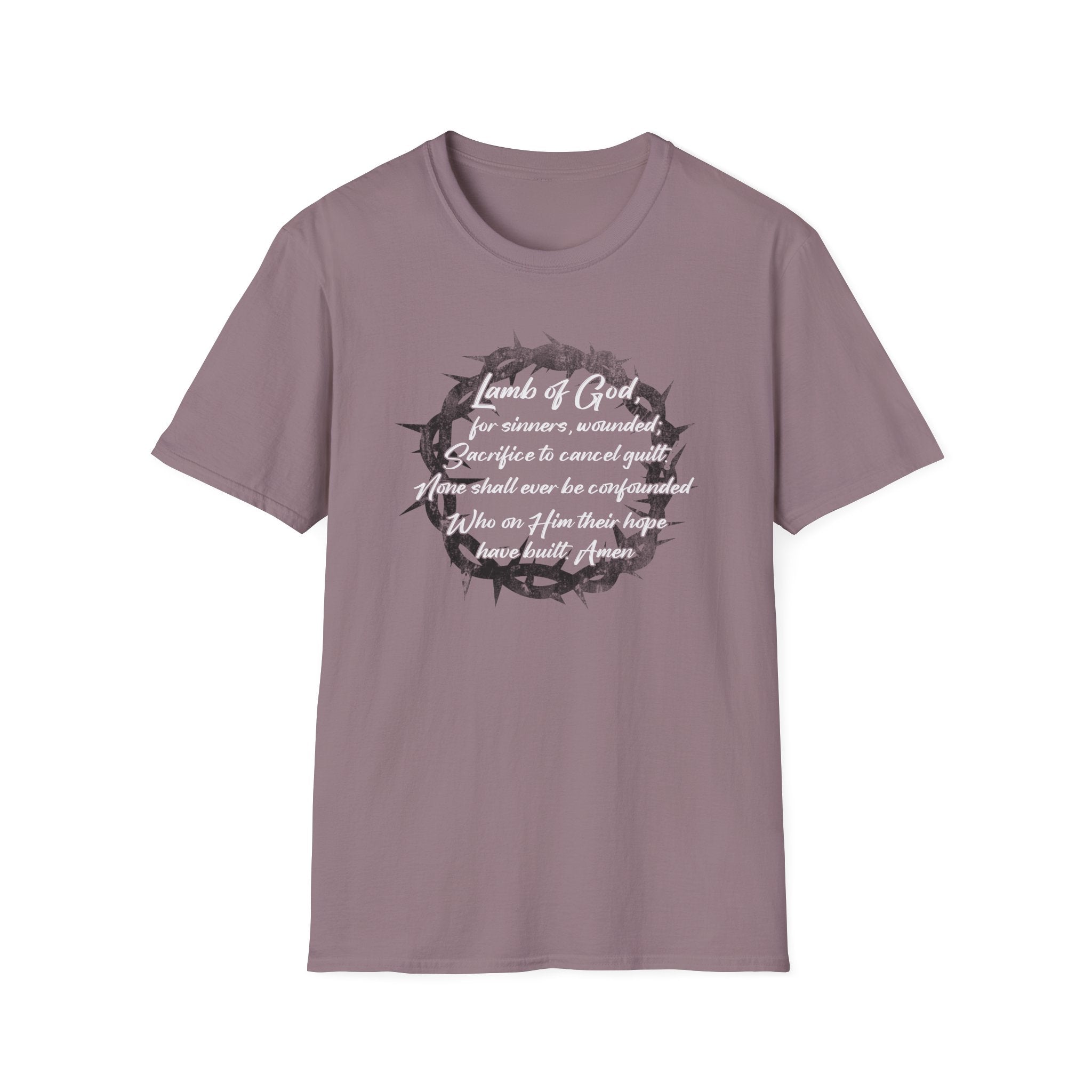 Stricken Smitten and Afflicted Verse 4 Tee - Christian Hymn Shirt