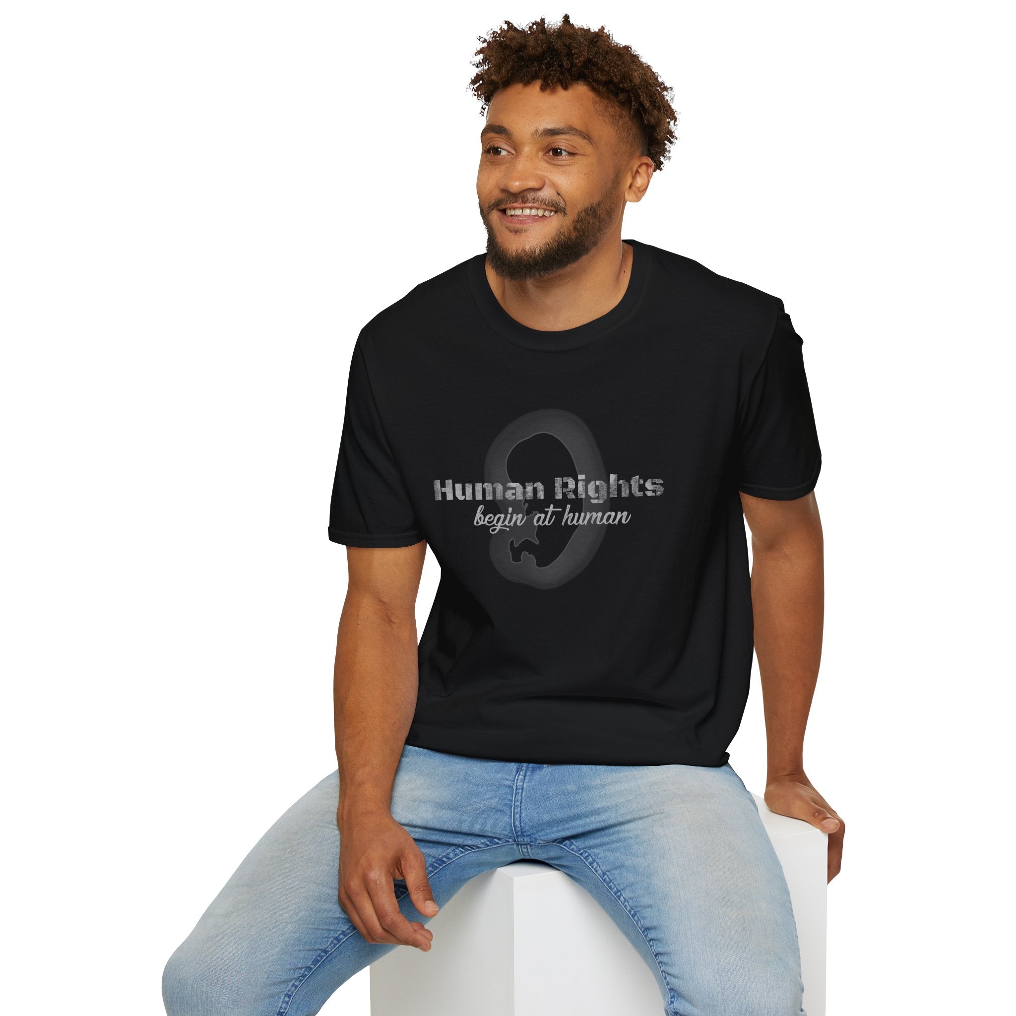 Human Rights Begin at Human Graphic T-Shirt