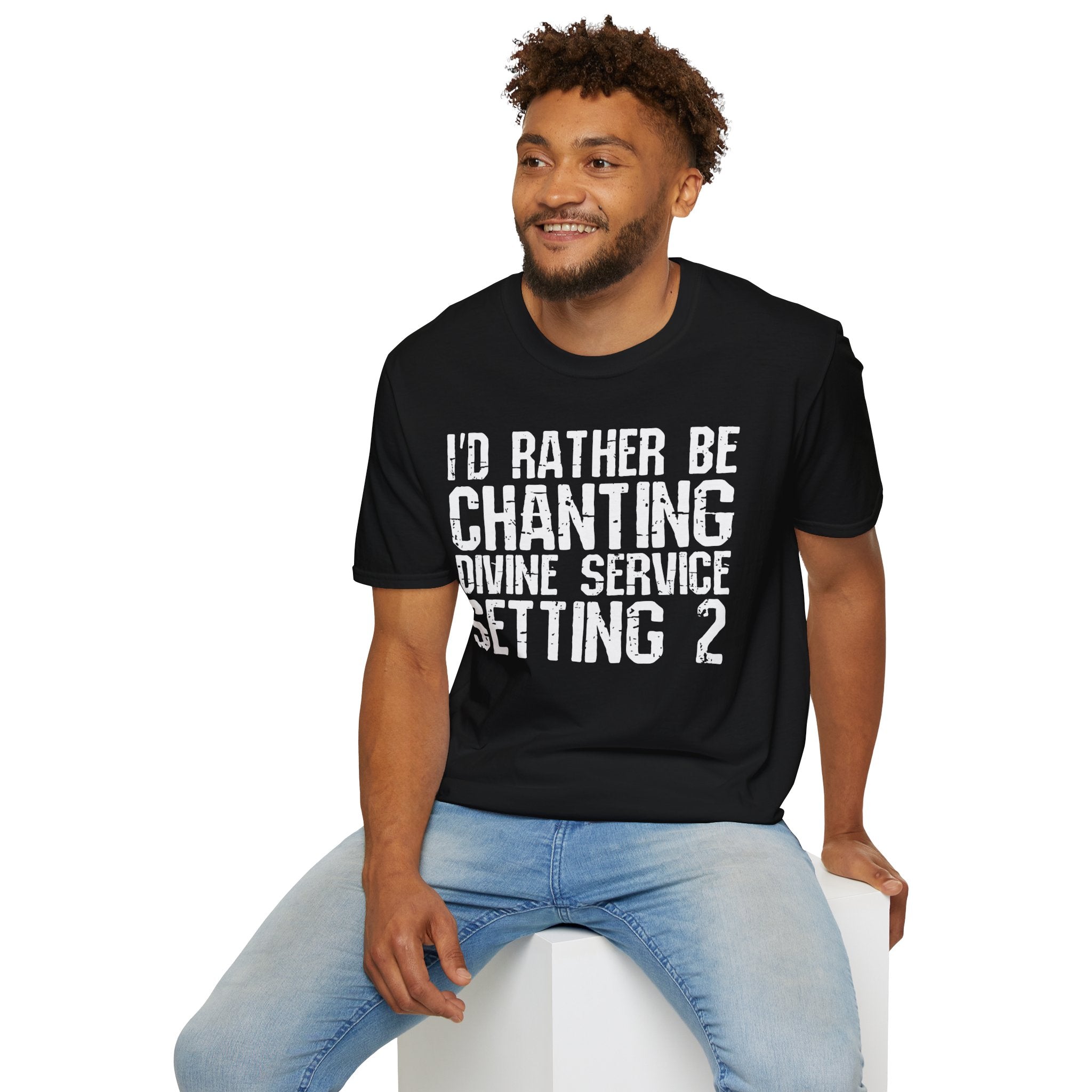 I'd Rather Be Chanting T-Shirt — Funny Spiritual Yoga Shirt