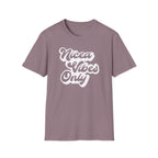 Nicea Vibes Only T-Shirt — Retro Script Graphic Tee