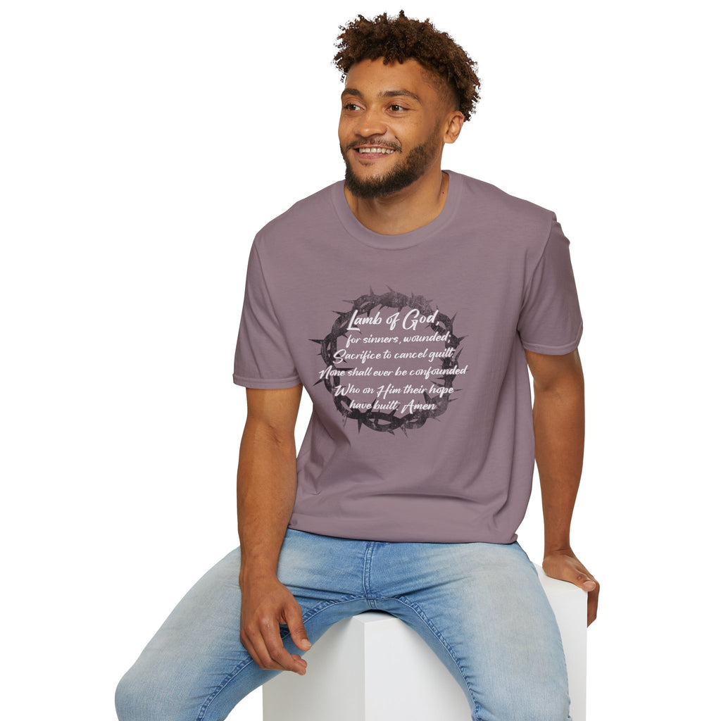 Stricken Smitten and Afflicted Verse 4 Tee - Christian Hymn Shirt