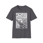 Edvard Munch's Scream Forgot to Socialize the Kids Parody Graphic Tee