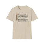 Gutenberg Bible John 1:1-7 Manuscript Text T‑Shirt