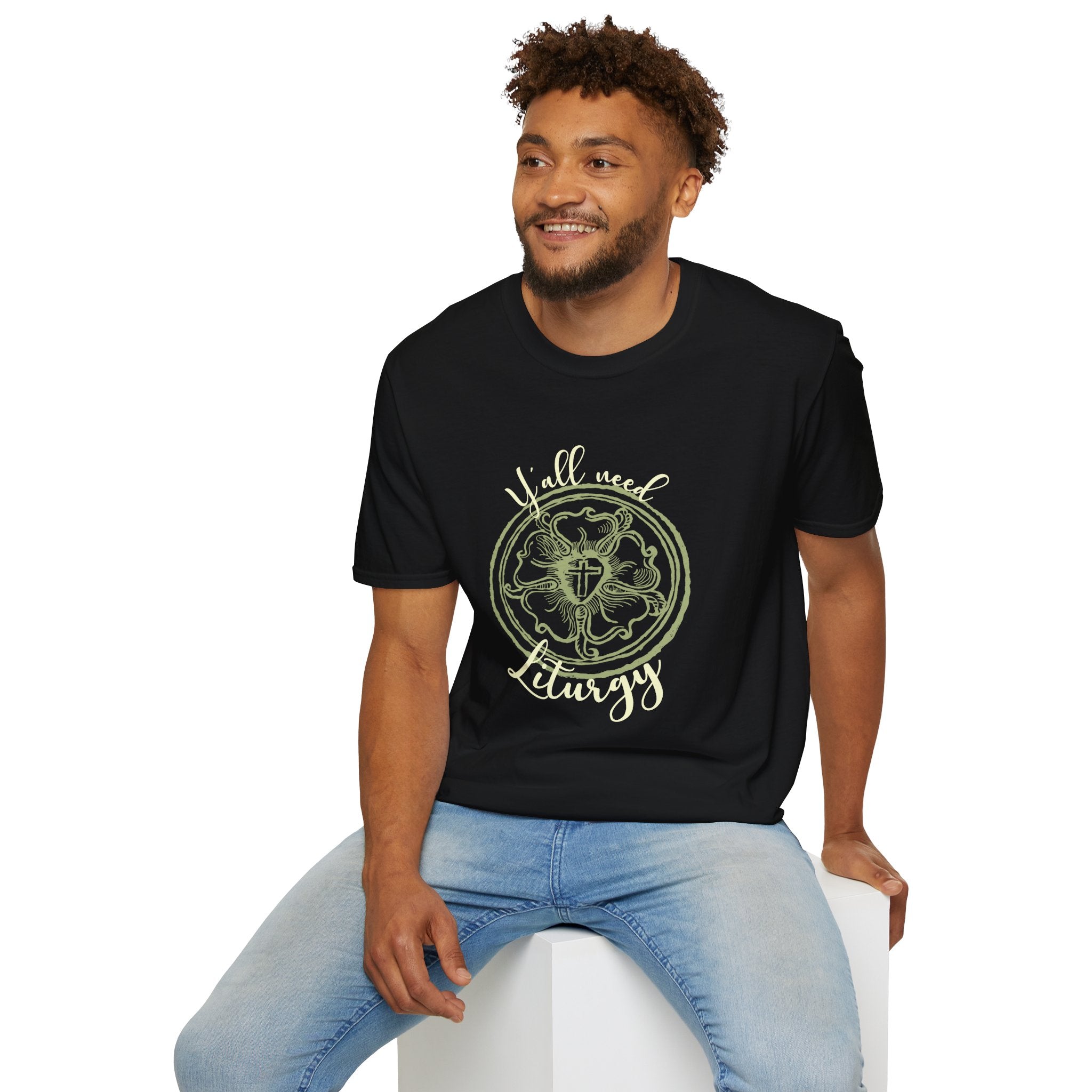 Y'all Need Liturgy Luther Seal Graphic Tee